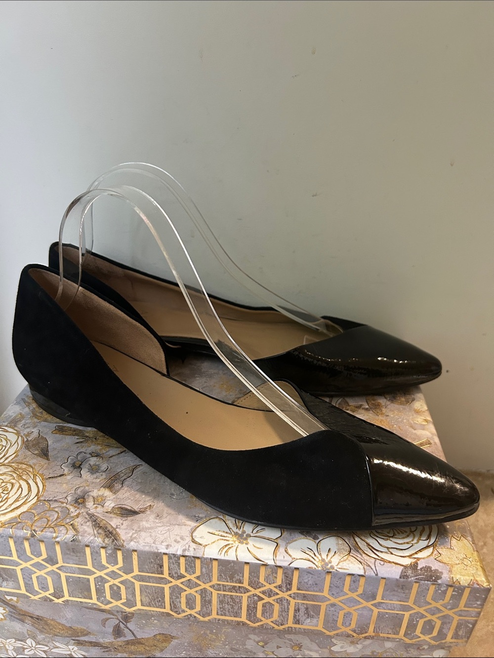 Naturalizer Hayden Leather Pointed Toe Flats Women's size 10
